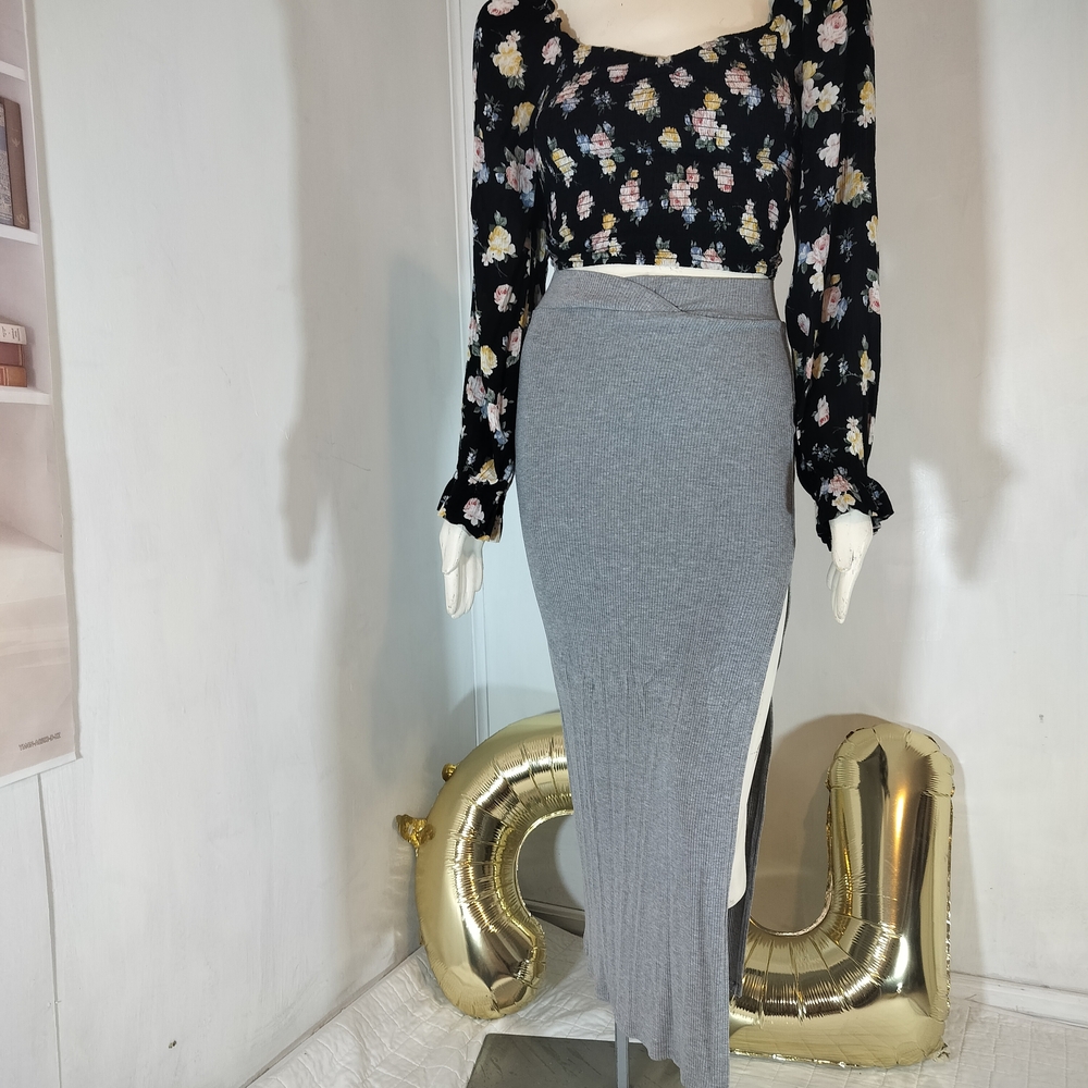 Gray Women's Skirt